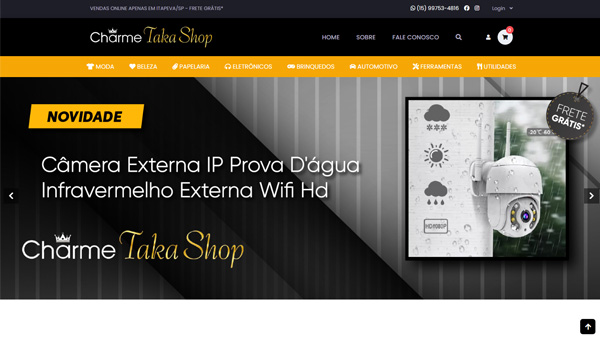 Capa do projeto Charme Taka Shop