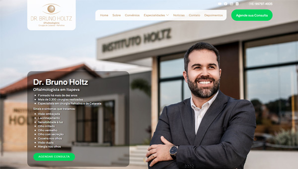 Capa do projeto Dr. Bruno Holtz