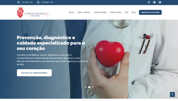 Capa do projeto Dr. Diêgo Albernaz