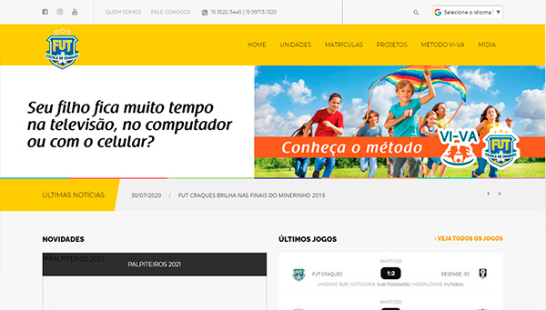 Capa do projeto FutCraques