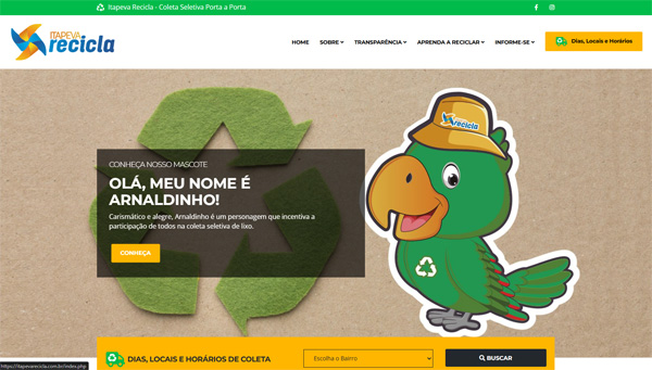 Capa do projeto Itapeva Recicla