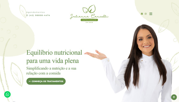 Capa do projeto Nutri Julianna Cancelli
